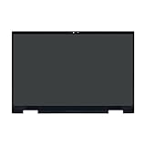 FTDLCD® 15,6 Zoll FHD LED LCD Touchscreen Digitizer IPS Display Assembly für HP Pavilion x360 Convertible 15-er0200ng 15-er0203ng 15-er0210ng mit Rahmen