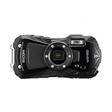 Ricoh WG-80 Schwarz Wasserdichte Digitalkamera - stoßsicher frostsicher drucksicher 03122