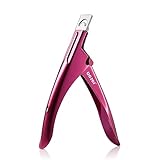 BEZOX Nagelknipser Tipcutter - Knipser und Schneider für Kunstnägel - Metall Gelnägel Clipper für Kunstnägel Gelnägel Fingernägel Falsche Nägel