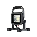 Luceco LED Strahler IP65 22W 1800lm 5000K neutralweiß schwarz/grau Arbeitsleuchte Werkstattlampe Baustrahler Arbeitsscheinwerfer Bauscheinwerfer
