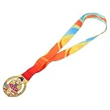 Supvox Goldmedaillen für Tanzwettbewerbe mit Halsband Leichte Vorschulmedaillen für Schulveranstaltungen Abschlussfeiern und Tanzaktivitäten Ehrung für Schüler