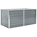 vidaXL Hochbeet Verzinkter Stahl 160x80x77cm Gartenbeet Pflanzbeet Frühbeet
