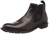 bugatti Herren Chelsea Boots, Männer Stiefeletten,uebergangsstiefel,Schlupfstiefel,flach,Stiefel,Bootee,Booties,mittelbraun (6400),44 EU / 9 UK