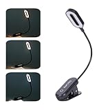 Rosixehird Clip-On-Leselicht für Bücher,Clip-On-Buchlichter zum Lesen bei Nacht,LED-Nachtlicht zum Anklipsen | Augenpflegendes, dimmbares, farbwechselbares Nachtlicht für Bettkopfteil, Schlafzimmer