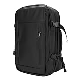 Luocute Erweiterbarer Rucksack, Große Reisetasche, Wasserdichter Vakuum-Kompressions-Kofferrucksack mit Sicherheitsschloss für Geschäftsreisen, 16,73 X 10,63 X 11,81 Zoll