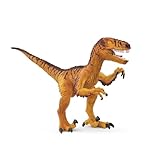 schleich Dinosaurs | Velociraptor 15045 | detailgetreuer Dino mit beweglichem Kiefer und Armen | tolles Geschenk für Mädchen und Jungen | schleich Dinosaurier Spielzeug ab 3 Jahre | 6 x 18 x 10 cm