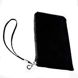 Handy Universal Soft Touch Neopren Tasche in Schwarz mit Reißverschluss kompatibel mit Apple iPhone 5 - 5S - 5C - iPhone 6 (4,7 Zoll) - iPhone 7 (4,7 Zoll) - Cover Case Hülle Etui
