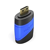 KabelDirekt – Mini HDMI Adapter (High Speed HDMI mit Ethernet, 4K Ultra HD, 3D, Full HD, 1080p, HDR, ARC, PS4/PS5, Xbox, HDTV) – TOP Series