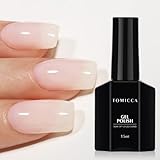 Tomicca Gel-Nagellack, 1 StüCk 15ml Milchig Weiß UV-Nagellack Soak Off Gel Polish Nail Art Manicure