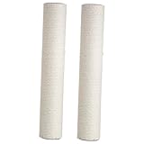 Toyvian 2 Stück Kratzbaum Ersatzsäulen Sisal Umwickelt Robuste Katzenkletterstruktur Natürlicher Kratzbaumstamm für Indoor Kätzchen DIY Katzenmöbel Zubehör