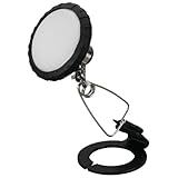 Performance Tool W2246 Wiederaufladbare 1200 Lumen LED-Klemmleuchte mit Magnetfuß, USB C, robustes ABS-TPR-Gehäuse, verstellbare Montage für Garage, Werkstatt, Baustelle, Außenbeleuchtung, Schwarz