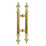 Europäisches Vintage-Schiebetürgriff-Set, hochwertiges, gehärtetes Material, ideal für Villa, Hotel und Zuhause, stilvoller dekorativer Türgriff, 38 mm x 1000 mm