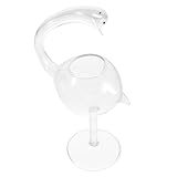 ULTECHNOVO Schwanenkelch Bourbon-gläser Ausgefallene Gläser Trinken Schwanen-cocktailgläser Biergläser Martini-gläser Rotwein Kelch Wasserflasche Weingläser Flamingo-brille Einzigartig Glas