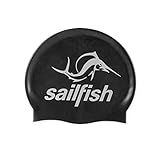 Sailfish Silikon-Badekappe | 100% aus Silikon, Unisex für Frauen und Männer | Weiche & komfortable Schwimmkappe | Langlebige Classic Designs