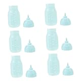 Milisten 10 Stück Babyflasche Spielzeugflasche Sie Babyzubehör Simulation Flaschenspielzeug geben vor, Hausspielzeug zu Sein Plastik Himmelblau