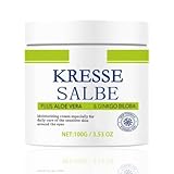Kressesalbe Plus, 100g Kressesalbe Altersflecken Entfernen, Kresse Salbe Gesichtscreme Gegen Altersflecken, Pigmentflecken Entferner Gesicht, Feuchtigkeitsspendender Kressewirkstoff (1)