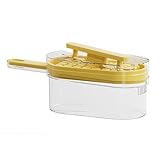 Homeponnew Eiswürfelform mit 64 Fächern, stapelbare Eiswürfelbox mit Deckel und Aufbewahrungsbehälter für Getränke, Camping, Partys