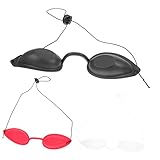 Beaupretty 3 Stück Verstellbare Augenschutzmasken für Hautpflege und Sonnenbaden Lichtschutz für Entspannende Tragbares Design