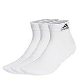 adidas Unisex Cushioned Sportswear 3 Pairs Knöchelsocken, White/Black