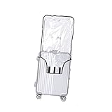 MOBUTOFU Transparente Kofferhülle Aus PVC Für Trolley Wasserdicht Und Staubdicht Schützt Ihr Gepäck Vor Kratzern Und Verschmutzungen Ideal Für Reisen Und Transport