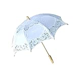 VALICLUD Foto Spitzenschirm Brautparty-dekorationen Hochzeitszeremonie Dekorationen Hochzeitsschirm Partydekorationen Dekorative Regenschirm Bühnenschirm Regenschirm Der Braut Hölzern Weiß