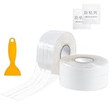 2 Rollen Dichtungsband Selbstklebend, Dichtband Wasserdicht, Abdichtungsband Transparent, Wasserdichtes Klebeband, Wannendichtband für Küche,Badezimmer, Toilette, 3.2 m pro Rolle, Klebebanddichtungen