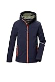 killtec Jungen Softshelljacke/Outdoorjacke mit Kapuze KOW 366 BYS SFTSHLL JCKT, dunkelnavy, 176, 42161-000