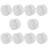 Reinscer 10 Stk Doppel Einseitig Saugheber - Sucker-Pads Fuer Glas, Kunststoff - 30Mm Breite