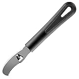 Westmark Orangenschäler Gentle, Kunststoff, Schwarz, 19 x 2.7 x 2 cm