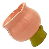 ULTECHNOVO Eisbecher Duftender Wasserbecher Kaffeetasse Frühstücksbecher Blumenbecher Latte Tasse Dekorative Teetassen Keramik