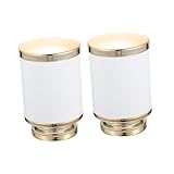 ARTSEWPLY 2 Stück Teiliges Gardinenstangen endstück aus Robustem Material Modische Weiße Fensterstangen dekoration Passend für Vorhangstangen Langlebig und Einfach zu Montieren