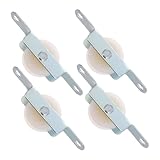 Terrassenschirm-Flaschenzughalterung, 4-teiliges Sonnenschirm-Seil-Schiebe-Set, glatter Schiebemechanismus, Gleit-Ersatz-Hardware, Halterungen für Balkon, Innenhof, Pool, 6,2 cm