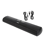 SWOOMEY 1Pc Lange Computerlautsprecherlautsprecher Für Computer Desktop Laptop Computer Laptop Stand Computer Sound Bar Computer Lautsprecher Soundbar Kabelgebundener Desktop