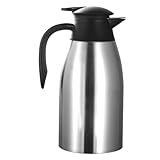 PAMINGONO Thermokaraffe Isolierter Wasserkrug mit Doppelter Vakuumtechnologie für Büro und Langlebig für Heiße Getränke zu Stunden