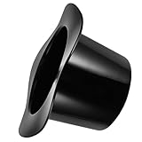 LIGIGWASH Schwarzer Eiswürfelbehälter in Hutform Stilvoller Weinkühler und Flaschenkühler für Partys Langlebiger Kunststoff Eiskübel für Getränke für Zuhause und Outdoor Events