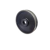 Diamant-Flachschleifscheibe 6 Zoll 150 x 25 mm Parallelscheibe mit,4 Dornlochreduzierer for Doppelschleifer Jade Hartmetall(240)