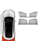 Auto Sonnenschut Für Q5 2010-2018 Versenkbare Auto Seite Fenster Sonnenschutz Vorne Hinten Fenster Sonnenblende Auto Innen Sonnenschutz Auto(Front+Rear 4Pcs)