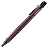 Lamy safari scarlet Kugelschreiber - zeitlos klassicher Kuli mit ergonomischem Griff & robustem ASA-Kunststoff - inkl. Großraummine M 16 in Strichbreite M in schwarz