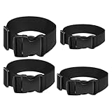 Abaodam 4 Stück Verstellbare Nylon gepäckgurte mit Schnallen Langlebige Utility Straps für Reisetaschen Rucksack verlängerung Vielseitig Einsetzbar zum Organisieren und Fixieren von