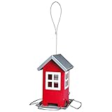 Trixie 55630 Futterhaus, 1.000 ml/20 cm, rot/silber