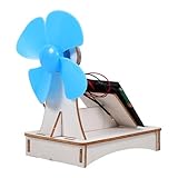 FRCOLOR DIY Solar Lüfter Bausatz Holz Wissenschaftliches Experimentierset für Schüler Handwerk Stem Lernspielzeug Verständnis und Praktischen Fähigkeiten