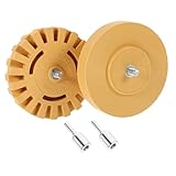 Toddmomy 2 Stück Teiliges Gummi radiergummi Rad Aufkleber Entferner Werkzeug für Auto und Motorrad Schonende Klebstoffentfernung von Vinylfolien Aufklebern Streifen Praktisches Leichtes