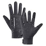 Winterhandschuhe – wasserdichte Fäustlinge, Winterhandschuhe, Thermohandschuhe, warm, Touchscreen, winddicht für Radfahren, Wandern, Spazierengehen