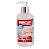 ABACUS® Handdesinfektion Gel, Desinfektionsgel, Handdesinfektion, Desinfektion, Desinfektiongel, Gel in Spenderflasche, Schnelldesinfektion – Handdesinfektion Gel 300 ml (sku-sku-4016)