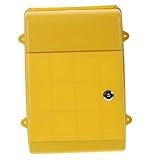 Garneck Wandmontierter Regenfester Briefkasten aus Kunststoff und Metall Multifunktionale Postbox für Haushalt Büro und Institutionen Praktische Sammelbox für Post Spenden Schlüssel und