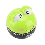 Küchentimer, Cartoon-Tierform, Mechanischer Zähler, Mechanica-Digitaluhr Zum Kochen, Timing-Tool, Frosch (Green)