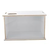 DINHEAROM Hamsterbadewanne aus Multifunktionale Chinchilla Sandbad Box für Kleine zu Reinigen mit Glatten Kanten und Optimaler für Hamster Rennmäuse