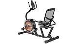 MettleMatic Liegeergometer 150kg Belastbar Liegerad: Liegefahrrad Heimtrainer mit 16 verstellbaren Widerstandsstufen, Smart Bluetooth, LCD-Display, Herzfrequenzsensoren (BM5)