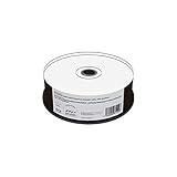 MediaRange BD-R 25GB 6-fache Schreibgeschwindigkeit, vollflächig bedruckbar (Tintenstrahldrucker), voll Metallisiert, 25er Cakebox