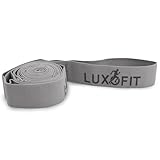 Luxofit Fitnessband Widerstandsband Light Multisportband 3290mm, Trainingsband, Multisportband, mit Schlaufen, Gummiband für Training, für Workout, Made in Germany